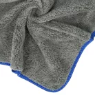 VHBW Microfiber Towel Set for Cars and Motorcycles - 40 x 40 cm, Reusable, Blue, Dark Gray