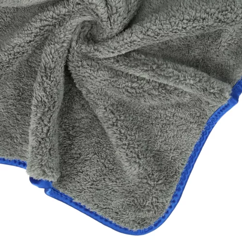 VHBW Microfiber Towel Set for Cars and Motorcycles - 40 x 40 cm, Reusable, Blue, Dark Gray