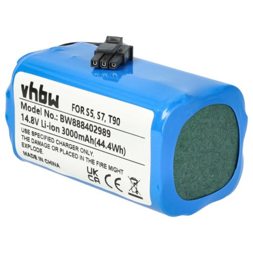 VHBW Battery for: Qihoo INR18650 M264S1P, LR-PAS0638W-EU, 2ASP4-S5 - 3000 mAh, 14.8 V, Li-Ion