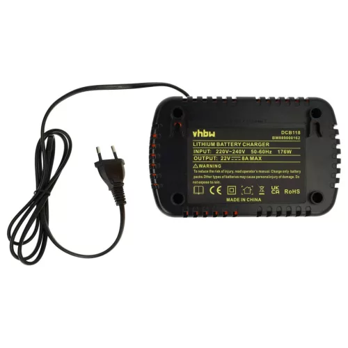 VHBW Fast Charger for Dewalt DCB118 for Dewalt Power Tool Batteries etc. 18 V