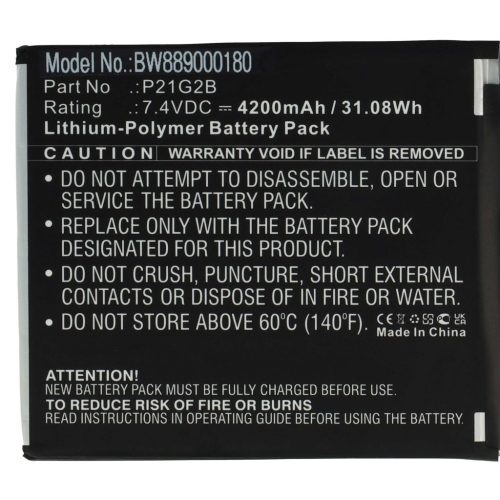 VHBW Tablet Battery for Microsoft P21G2B - 4200 mAh 7.4 V Li-polymer