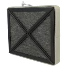 VHBW Miele 3174713, 3174714 Active Carbon Filter - 20.5 x 17 x 3.3 cm