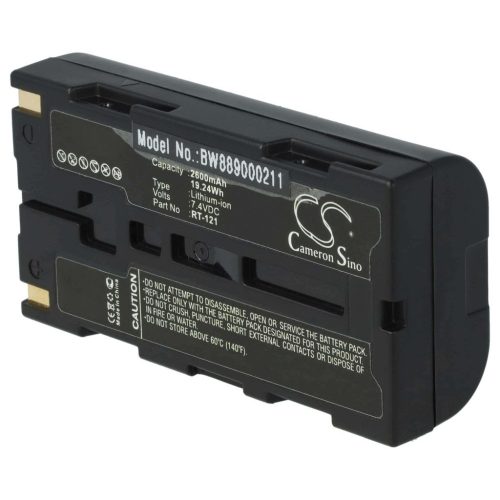 VHBW Righton RT-121 Akkumulátor – 2600 mAh 7,4 V Li-Ion