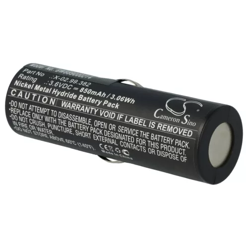 VHBW Heine X-02.99.382, X-02.99.380, BATT/110904-A1 Battery - 850 mAh 3.6 V NiMH