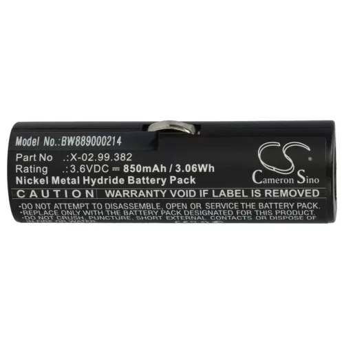 VHBW Heine X-02.99.382, X-02.99.380, BATT/110904-A1 Battery - 850 mAh 3.6 V NiMH