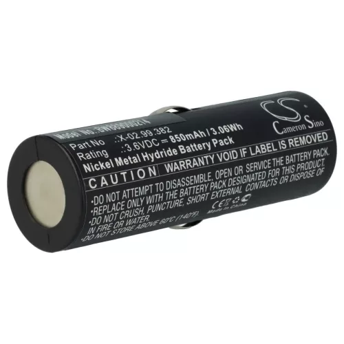 VHBW Heine X-02.99.382, X-02.99.380, BATT/110904-A1 Battery - 850 mAh 3.6 V NiMH
