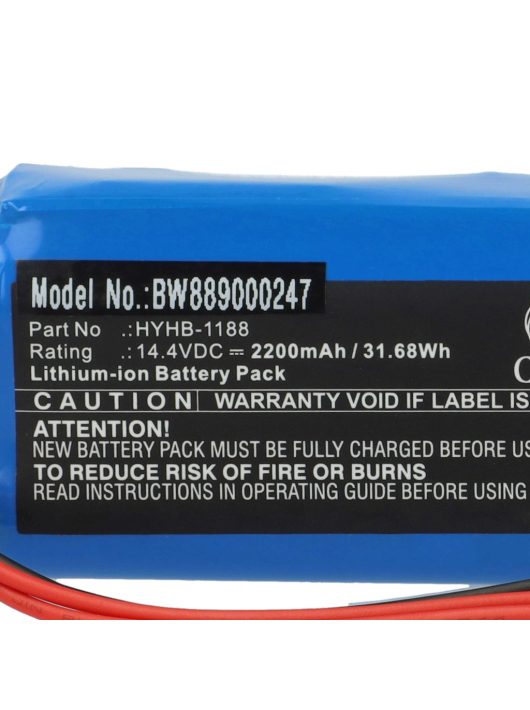 Edanins HYHB-1188, HYLB-1188 Akkumulátor - 2200 mAh 14,4 V Li-Ion