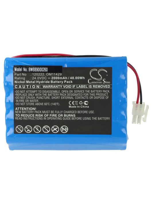 Cardioline AMED5062, 0593, 120222, 1220211-01 - 2000 mAh 24 V NiMH Akkumulátor