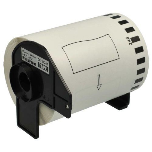 VHBW Brother DK-22246 Self-Adhesive Label, 103 mm x 30.48 m + Holder
