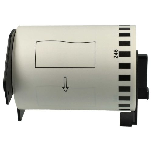 VHBW Brother DK-22246 Self-Adhesive Label, 103 mm x 30.48 m + Holder