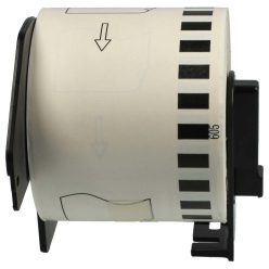   VHBW Brother DK-44605 Selbstklebendes Etikett 62 mm x 30,48 m + Halter