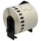 VHBW Brother DK-44605 Self-Adhesive Label 62 mm x 30.48 m + Holder