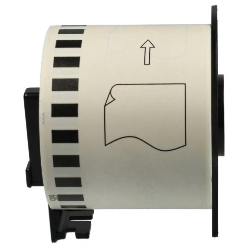 VHBW Brother DK-44605 Self-Adhesive Label 62 mm x 30.48 m + Holder