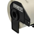 VHBW Brother DK-44605 Self-Adhesive Label 62 mm x 30.48 m + Holder