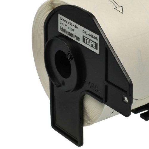 VHBW Brother DK-44605 Self-Adhesive Label 62 mm x 30.48 m + Holder