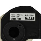 VHBW Brother DK-22113 Label, Self-adhesive, 62 mm x 15.24 m, with Holder