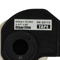   VHBW Brother DK-22113 Label, Self-adhesive, 62 mm x 15.24 m, with Holder
