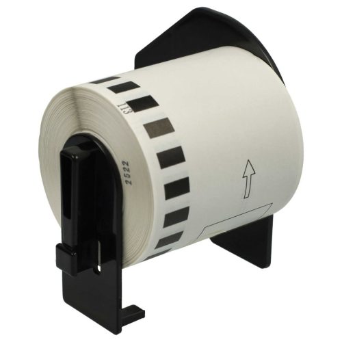 VHBW Brother DK-22113 Label, Self-adhesive, 62 mm x 15.24 m, with Holder