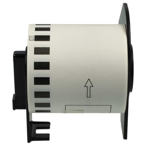 VHBW Brother DK-22113 Label, Self-adhesive, 62 mm x 15.24 m, with Holder