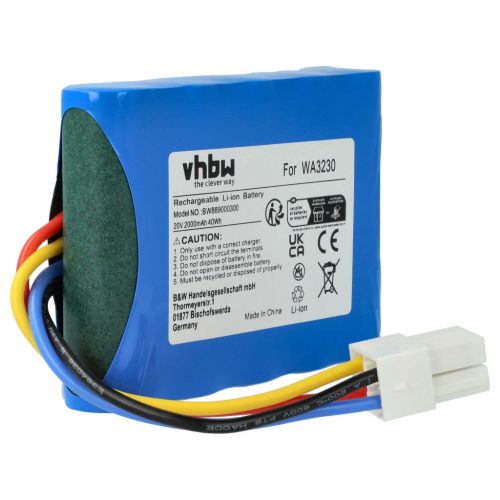 VHBW Lawn Mower Battery Kress 59003453, KA0103, KA3022 - 2000 mAh 20 V Li-Ion - Gardening Tool