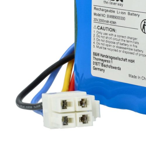 VHBW Lawn Mower Battery Kress 59003453, KA0103, KA3022 - 2000 mAh 20 V Li-Ion - Gardening Tool