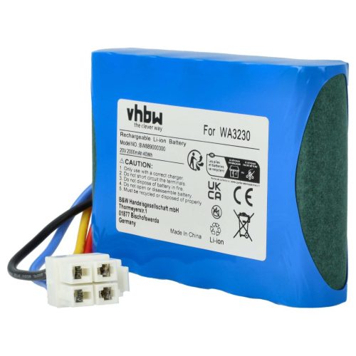 VHBW Lawn Mower Battery Kress 59003453, KA0103, KA3022 - 2000 mAh 20 V Li-Ion - Gardening Tool