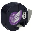 VHBW Dymo S0721530, 16951, 12 mm, Black-Clear, Plastic Label Tape