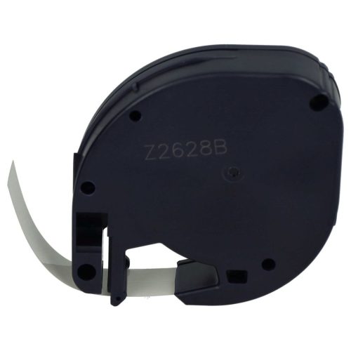 VHBW Dymo S0721530, 16951, 12 mm, Black-Clear, Plastic Label Tape