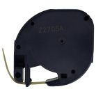 VHBW Dymo 91222, S0721670 - 12 mm Black-Yellow Plastic Label Tape