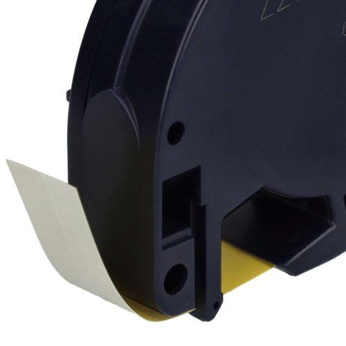 VHBW Dymo 91222, S0721670 - 12 mm Black-Yellow Plastic Label Tape