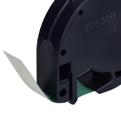 VHBW Dymo 91224, S0721640 Plastic Label Tape - 12mm, Black-Green