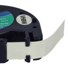 VHBW Dymo 91224, S0721640 Plastic Label Tape - 12mm, Black-Green