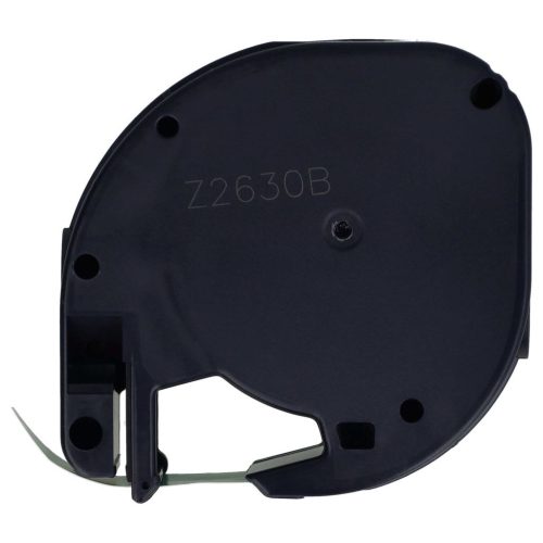 VHBW Dymo 91224, S0721640 Plastic Label Tape - 12mm, Black-Green