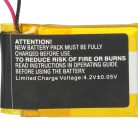 VHBW GPS Nachverfolgungsakku Izzo JPL502333 - 330 mAh 3,7 V Li-Polymer