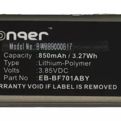   VHBW Mobile Phone Battery for Samsung EB-BF701ABY - 850 mAh 3.85 V Li-polymer
