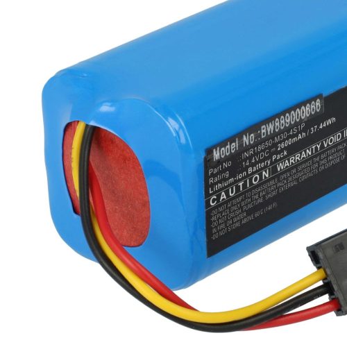 VHBW Battery for Proscenic T-4S1P-B-U21, INR18650-M30-4S1P - 2600 mAh, 14.4 V, Li-Ion