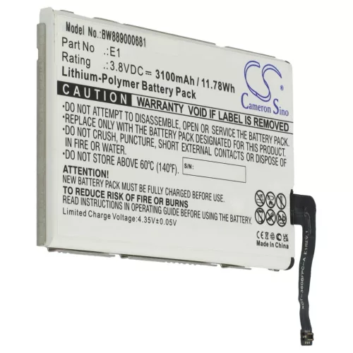 VHBW GlocalMe E1 Mobile Router Battery, GLMU18A02, 3100 mAh, 3.8 V, Li-polymer