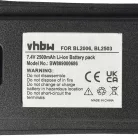 VHBW Radio Akku BL2006Li, BL2008, BL2006, BL2503 - 2500 mAh 7,4 V Li-Ion