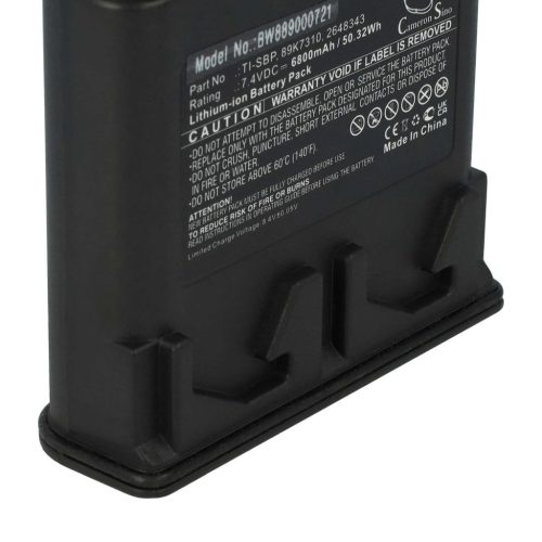 VHBW Fluke 89K7310, TI-SBP, 2648343 - 6800 mAh 7,4 V Li-Ion Akkumulátor Hőkamera