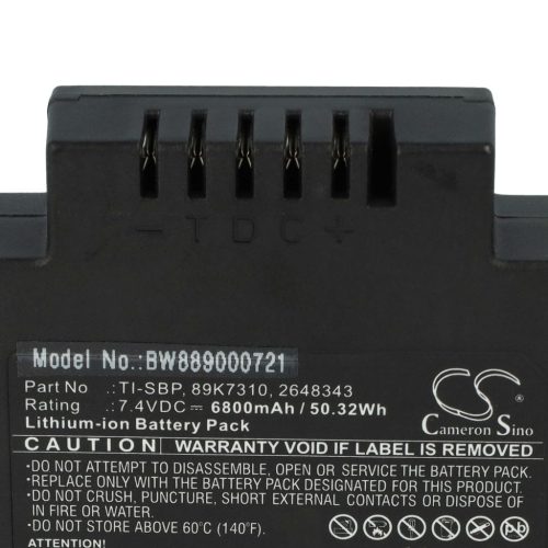 VHBW Fluke 89K7310, TI-SBP, 2648343 - 6800 mAh 7,4 V Li-Ion Akkumulátor Hőkamera