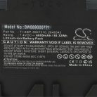 VHBW Fluke 89K7310, TI-SBP, 2648343 - 6800 mAh 7,4 V Li-Ion Akkumulátor Hőkamera