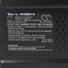 VHBW Elektrowerkzeug Akku Kobalt KB680-06, KB280-06, KB3080-06, KB2580-06 - 2000 mAh, 80 V, Li-Ion