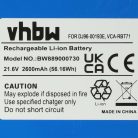 VHBW Samsung VCA-RBT71, DJ96-00193E, DJ96-00202A, DJ96-00193C Battery - 2600 mAh, 21.6 V, Li-Ion