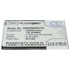 VHBW Mobiltelefon akkumulátor  Lenovo KC40-hez - 2800 mAh 3,8 V Li-polimer