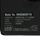 VHBW Mobile Phone Battery for Apple A2656 - 3000 mAh 3.85 V Li-polymer