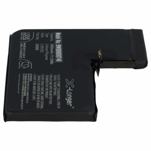 VHBW Mobile Phone Battery for Apple A2656 - 3000 mAh 3.85 V Li-polymer