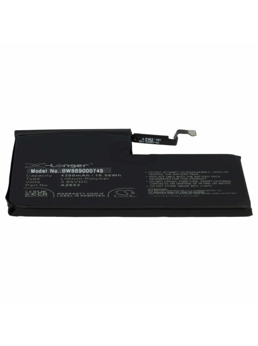 Mobiltelefon akkumulátor  Apple A2653-hoz - 4300 mAh 3,85 V Li-polimer