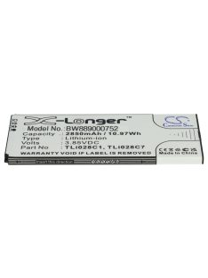   Mobiltelefon akkumulátor  Alcatel TLi028C1, TLi028C7 - 2850 mAh 3,85 V Li-Ion