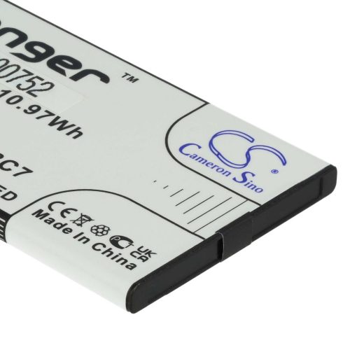 VHBW Mobiltelefon akkumulátor Alcatel TLi028C1, TLi028C7 - 2850 mAh 3,85 V Li-Ion