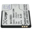 VHBW Mobiltelefon Akku für Nokia BL-4AX, BL-4XL - 1500 mAh 3,7 V Li-Ion